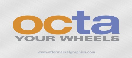 Octa Wheels Decals - Pair (2 pieces)